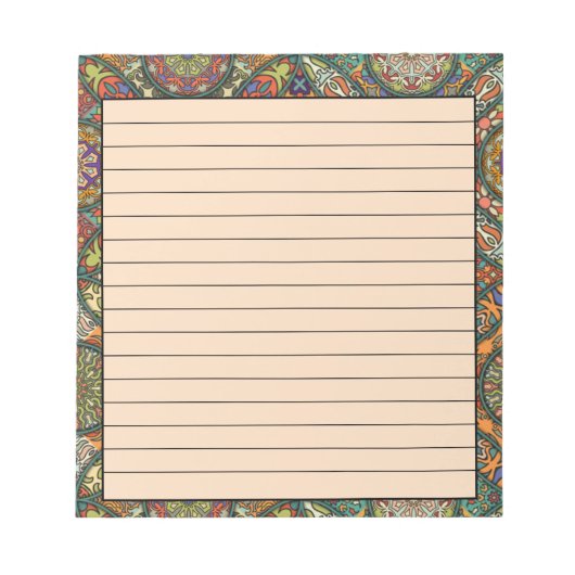 Helle Grafik Notizblock (Vorderseite)