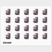 Helle graue AMERICAN EAGLE Sticker Design (Blatt)