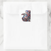 Helle graue AMERICAN EAGLE Sticker Design (Tasche)