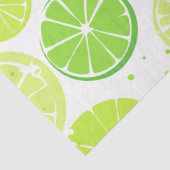 Helle Green Lemon Limon | Limones Muster Seidenpapier (Ausschnitt)