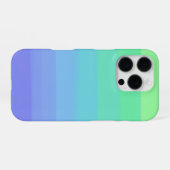 Helle Grün- und Blautöne mit Farbverlauf iPhone Hülle (Rückseite (Horizontal))