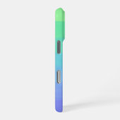Helle Grün- und Blautöne mit Farbverlauf iPhone Hülle (Rechte Seite)