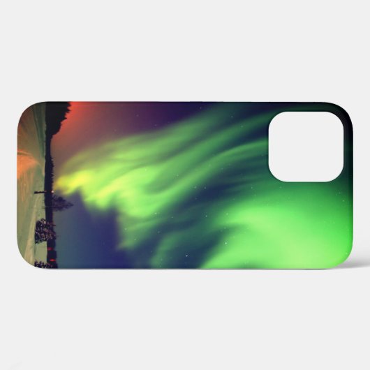 Helle grüne Alaskan Northern Lights Case-Mate iPhone Hülle (Rückseite (Horizontal))