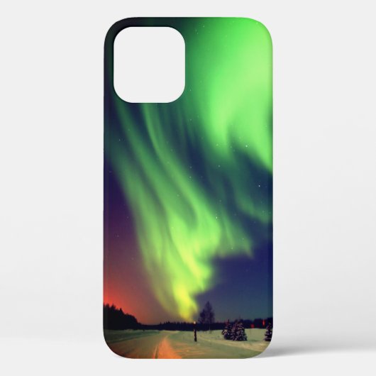 Helle grüne Alaskan Northern Lights Case-Mate iPhone Hülle (Rückseite)