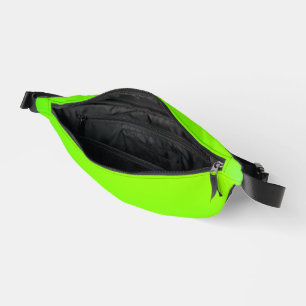 Helle grüne Bauchtasche mit zentralem Schwarz 
