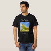 Helle grüne Iguana, Key West, Florida T-Shirt (Vorne ganz)