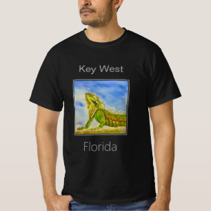 Helle grüne Iguana, Key West, Florida T-Shirt