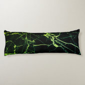 Helle grüne Marmor Seitenschläferkissen (Rückseite)