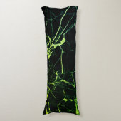 Helle grüne Marmor Seitenschläferkissen (Vorderseite Vertikal)