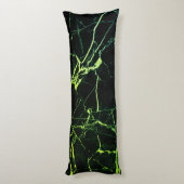 Helle grüne Marmor Seitenschläferkissen (Rückseite (Vertikal))