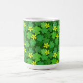 Helle grüne Shamrock-Kaffeetasse Kaffeetasse (Mittel)