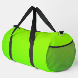 Helle grüne Sporttasche mit schwarzen Griffen Duffle Bag