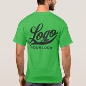 Helle grüne Unternehmen Logo Swak Business Men Wom T-Shirt (Rückseite)