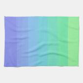 Helle Grüntöne und Blues Gradient Geschirrtuch (Horizontal)