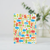 Helle Guinea Postkarte (Stehend Vorderseite)