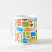 Helle Guinea Schweinepest Kaffeetasse (Vorderseite Links)