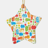 Helle Guinea Schweinepest Keramikornament (Links)