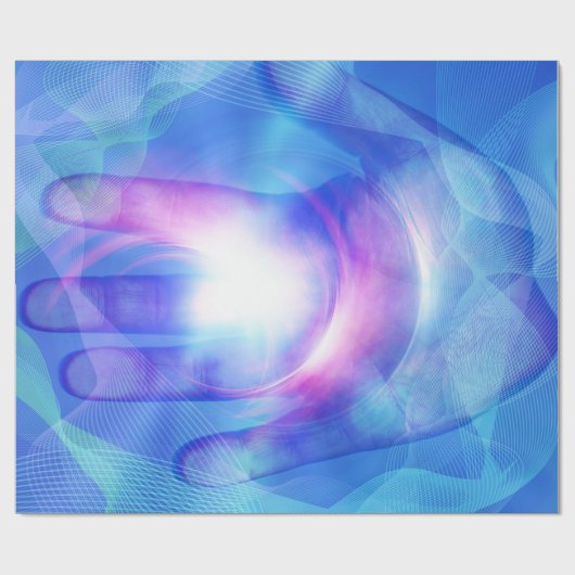 Helle Hand Geschenkpapier (Flach)