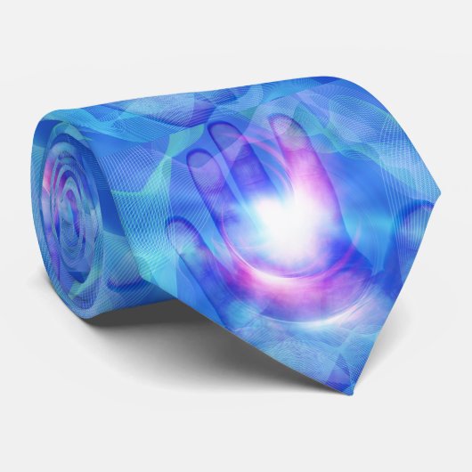 Helle Hand Krawatte (Gerollt)