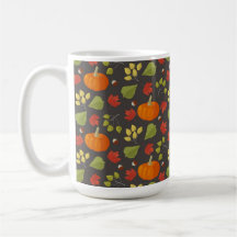 Helle Herbstfarben Tasse - Kürbis - Halloween