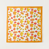 Helle Herbstuntergänge an der Grenze Wandteppich (Vorderseite (Horizontal))