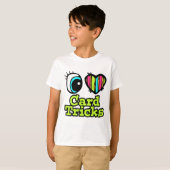 Helle Herzen I Liebe Card Tricks T-Shirt (Vorne ganz)