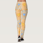 Helle Herzen Leggings (Rückseite)