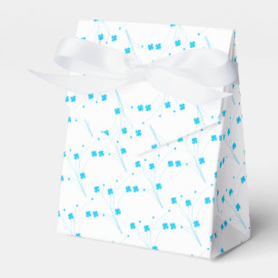 Helle Himmelblau Blumen, kleine Blumenblätter Geschenkschachtel