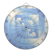 helle Himmelsfarben Dartscheibe (vorne)