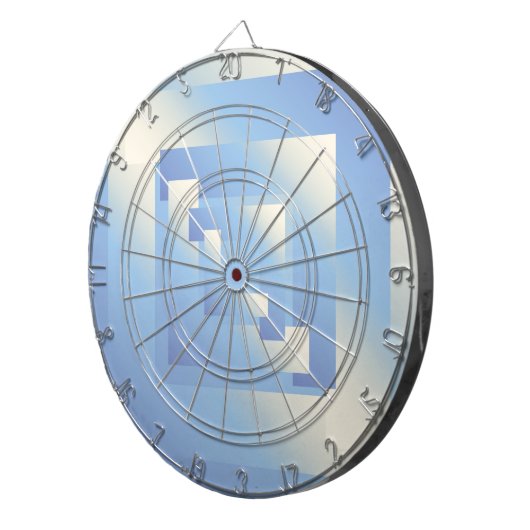 helle Himmelsfarben Dartscheibe (Vorderseite rechts)