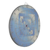 helle Himmelsfarben Dartscheibe (Vorderseite Links)