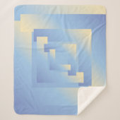 helle Himmelsfarben Sherpadecke (Vorderseite)