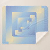 helle Himmelsfarben Sherpadecke (Vorderseite (Horizontal))