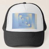 helle Himmelsfarben Truckerkappe (Vorderseite)