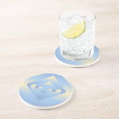 helle Himmelsfarben Untersetzer (Seite)