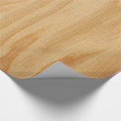 helle hölzerne Brettbeschaffenheiten Geschenkpapier (Ecke)