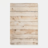 Helle Holzoptik-Barnboard Post-it Klebezettel (Vorderseite)