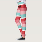 Helle, horizontale Streifen Leggings (Links)