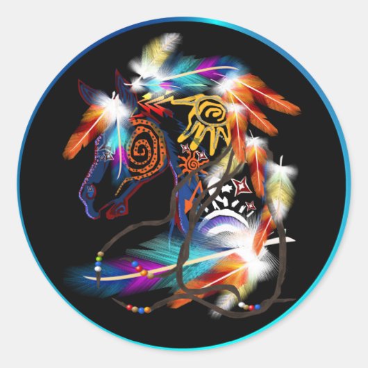Helle Horse Sticker (Vorderseite)