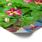 Helle Hot Blume Poster (Ecke)