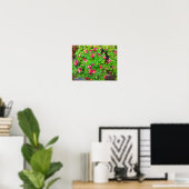 Helle Hot Blume Poster (Heimbüro)