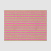 Helle Hot Summer Pink Strips Imitate Braun Kraft Seidenpapier (Vorderseite)