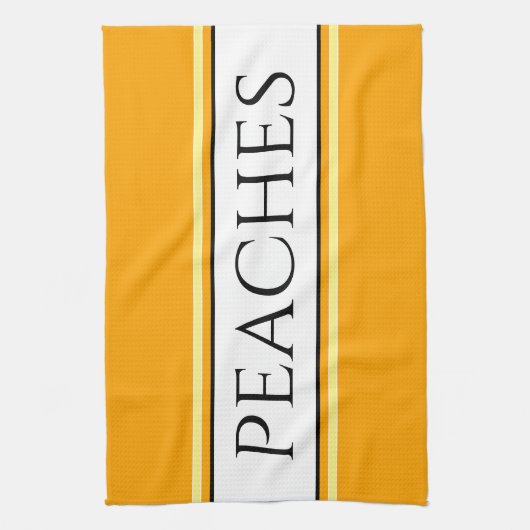 Helle, Hübsche, goldgelbe Streifen Geschirrtuch (Vertikal)