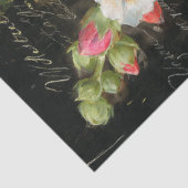 Helle Hütte Hollyhock Decoupage Seidenpapier (Ausschnitt)