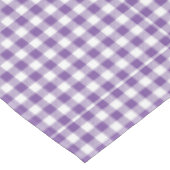 Helle Hütte Moderne Gingham Classic Lila Tischdecke (Schrägansicht)