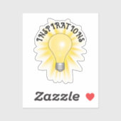 Helle Idee Aufkleber (Blatt)