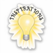 Helle Idee Aufkleber (Vorderseite)