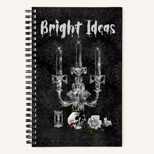 Helle Ideen Gothic Style Notebook Notizblock (Vorderseite)