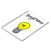 Helle Ideen Notizblock (Linke Seite)