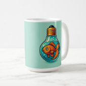 Helle Ideen schwimmen tief - Mug Tasse (VorderseiteRechts)